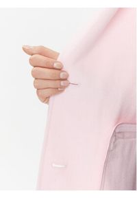 TwinSet - TWINSET Płaszcz wełniany 232TP2010 Różowy Regular Fit. Kolor: różowy. Materiał: wełna, syntetyk #3