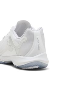 Puma - Buty do piłki ręcznej unisex Vantage NITRO™ PUMA White Silver Ash Gray Metallic. Kolor: szary, biały, wielokolorowy. Sport: piłka ręczna