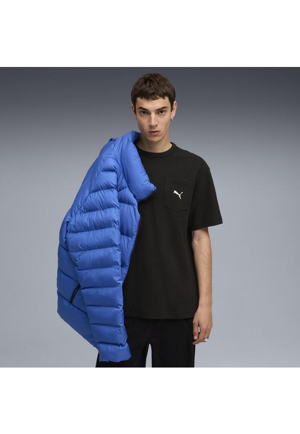 Puma - Męska koszulka PUMA Class Pinnacle o luźnym kroju PUMA. Kolor: czarny. Sport: bieganie