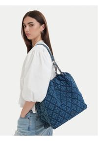 TOMMY HILFIGER - Tommy Hilfiger Torebka Th Feminine Tote Denim AW0AW18866 Niebieski. Kolor: niebieski #1