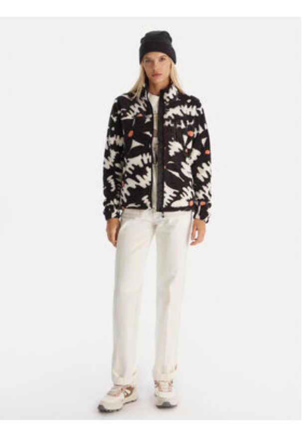 Roxy Polar Alabama Full Zip ERJFT04970 Czarny Regular Fit. Kolor: czarny. Materiał: syntetyk