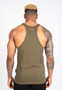 GORILLA WEAR - Carter Elastyczny Top bez rękawów - zielony. Kolor: zielony. Długość rękawa: bez rękawów