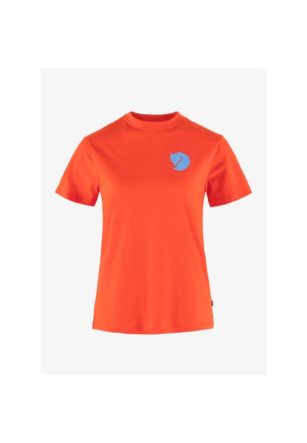 Fjällräven - Koszulka damska Fjallraven Fox Boxy Logo Tee. Kolor: pomarańczowy