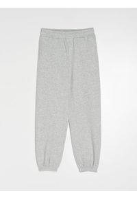 Sinsay - Spodnie dresowe z elastyczną gumą w pasie - szary. Kolor: szary. Materiał: dresówka, guma #1