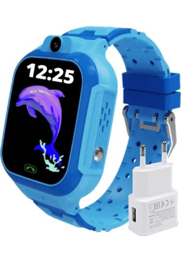 ZAXER - Smartwatch Zaxer Kids Niebieski. Rodzaj zegarka: smartwatch. Kolor: niebieski