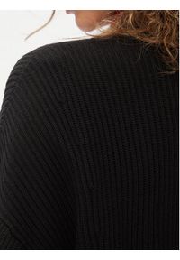 Tommy Jeans Kardigan Essential Badge DW0DW16531 Czarny Relaxed Fit. Kolor: czarny. Materiał: bawełna #4