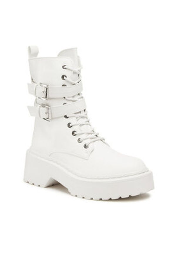 DeeZee Trapery WS5656-01 Biały. Kolor: biały. Materiał: skóra