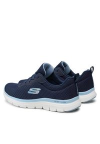skechers - Skechers Sneakersy Brilliant View 149303/NVBL Granatowy. Kolor: niebieski. Materiał: materiał #2