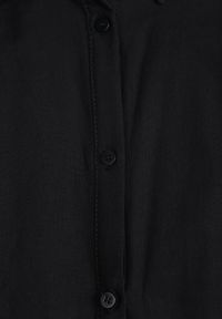 Renee - Czarna Sukienka w Koszulowym Stylu z Wiskozą Bawełną i Paskiem Nerigunn. Kolor: czarny. Materiał: wiskoza, bawełna. Sezon: lato. Typ sukienki: koszulowe. Styl: elegancki #6