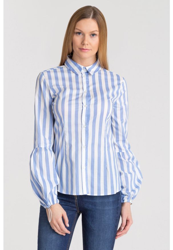 Trussardi Jeans - Koszula TRUSSARDI JEANS. Materiał: elastan, bawełna