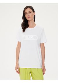 MICHAEL Michael Kors T-Shirt MS451EA97J Biały Regular Fit. Kolor: biały. Materiał: bawełna #1