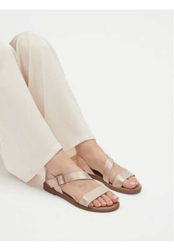 Jenny - JENNY Sandały DARI WS250723-3 Złoty. Kolor: złoty. Materiał: syntetyk