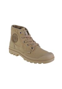 Buty sportowe Sneakersy damskie, Palladium Pampa Hi. Kolor: beżowy. Sport: turystyka piesza