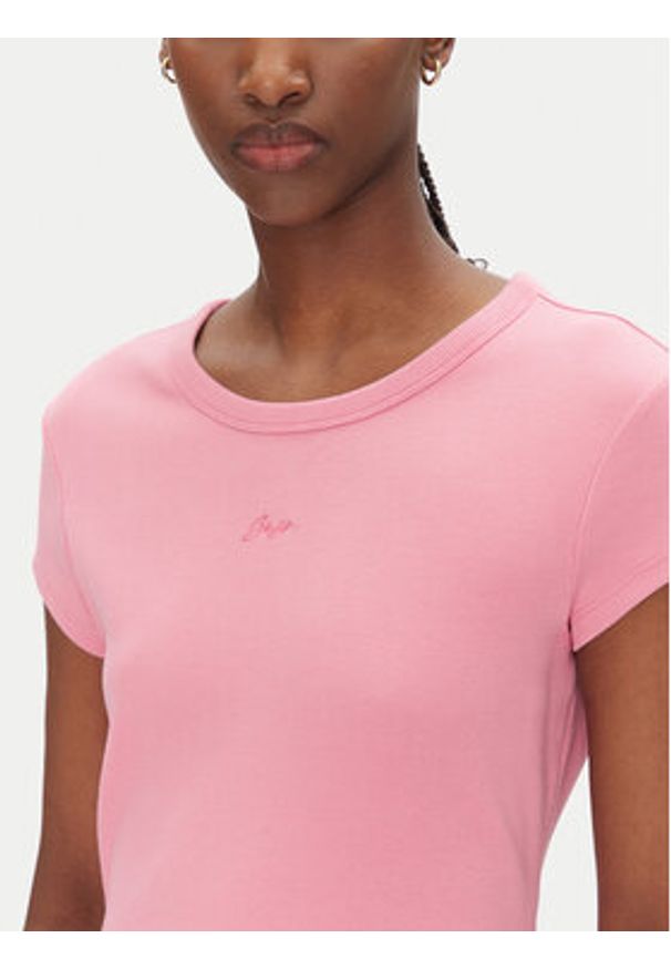 BOSS Sukienka codzienna 50536979 Różowy Regular Fit. Okazja: na co dzień. Kolor: różowy. Materiał: bawełna. Typ sukienki: proste. Styl: casual