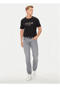 Guess T-Shirt M4YI17 I3Z14 Czarny Regular Fit. Kolor: czarny. Materiał: bawełna #5