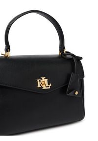 Lauren Ralph Lauren - LAUREN RALPH LAUREN Torebka 431P15611002 Czarny. Kolor: czarny. Materiał: skórzane #6