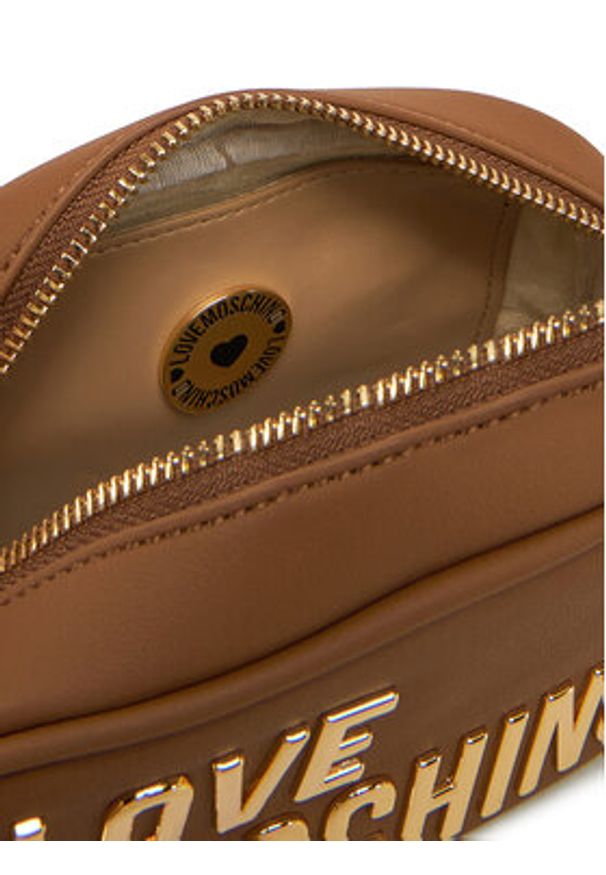 Love Moschino - LOVE MOSCHINO Torebka JC4026PP1MKD0201 Brązowy. Kolor: brązowy. Materiał: skórzane