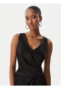 Rinascimento Sukienka koktajlowa CFC0122928003 Czarny Regular Fit. Kolor: czarny. Materiał: syntetyk. Styl: wizytowy #4