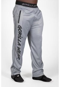 GORILLA WEAR - Mercury Mesh Spodnie - Szary/Czarny. Kolor: wielokolorowy, czarny, szary. Materiał: mesh. Sport: fitness