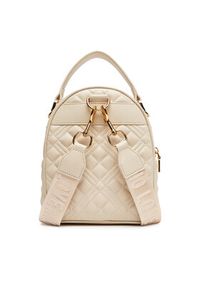 Love Moschino - LOVE MOSCHINO Plecak JC4304PP0MK1211A Écru. Materiał: skóra