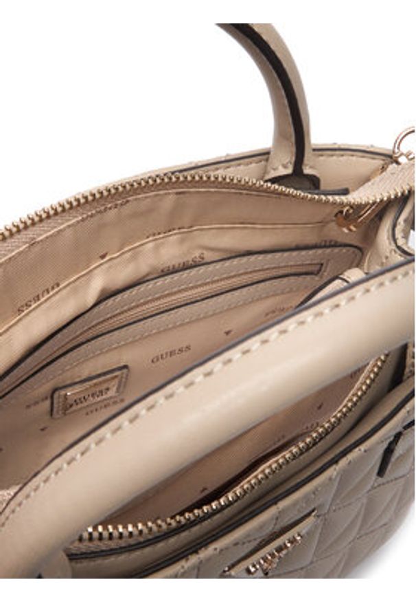 Guess Torebka Paisleigh HWQG98 83050 Beżowy. Kolor: beżowy. Materiał: skórzane