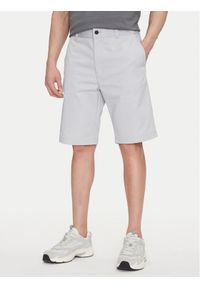 Hugo - HUGO Szorty materiałowe Darik241 50505857 Szary Regular Fit. Kolor: szary. Materiał: bawełna
