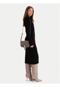 Pinko - PINKO Torebka Saddle Mini PE PLTT 103831 A1ZX Szary. Kolor: szary. Materiał: skórzane