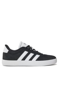 Adidas - adidas Buty VL Court 3.0 Kids ID6313 Czarny. Kolor: czarny. Materiał: zamsz, skóra