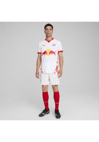 Puma - Męskie szorty FC Red Bull Salzburg 24/25 PUMA White Red. Kolor: wielokolorowy, czerwony, biały. Sport: piłka nożna