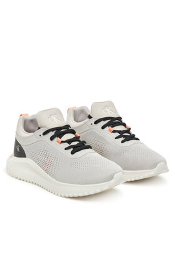 Calvin Klein Jeans Sneakersy Eva Runner Sock Mg Tech YW0YW01855 Szary. Kolor: szary. Materiał: materiał