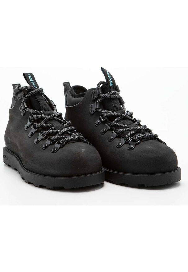 Native Shoes - Buty turystyczne zimowe unisex NATIVE FITZSIMMONS wodoodporne. Kolor: czarny. Sezon: zima. Sport: turystyka piesza