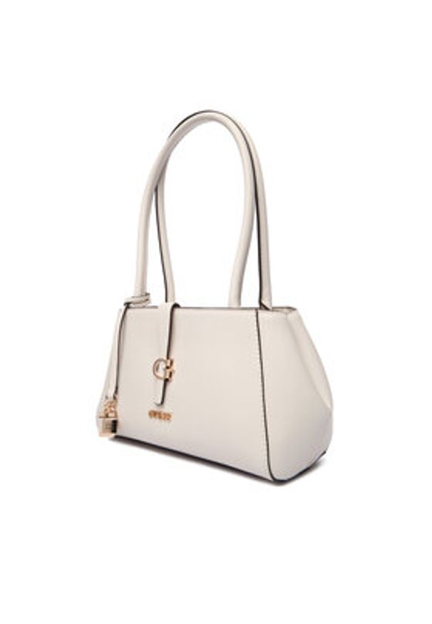 Guess Torebka Carrie HWVG98 96080 Écru. Kolor: kremowy. Materiał: skórzane