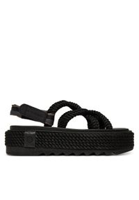 Bohonomad Sandały Bodrum BOD.0020.CPS Czarny. Kolor: czarny. Materiał: materiał #1