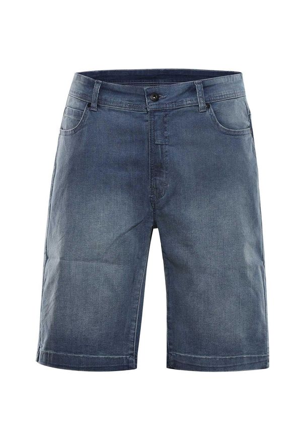 Naak - Męskie dżinsowe spodenki Nax Fed 48: Trendy & Sustainable Design. Kolor: wielokolorowy. Materiał: bawełna. Długość: krótkie. Sezon: lato
