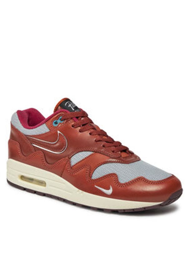 Nike Sneakersy Air Max 1 Patta The Next Wave DO9549 200 Brązowy. Kolor: brązowy. Materiał: skóra. Model: Nike Air Max