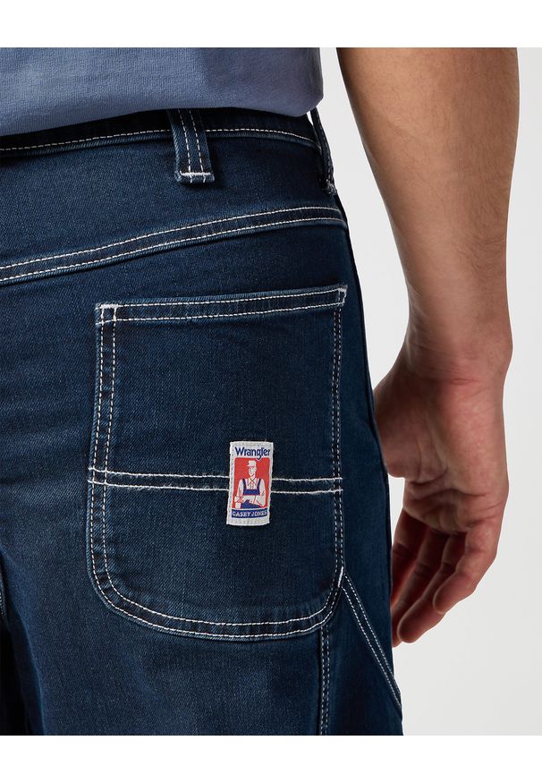 Wrangler - MESKIE SPODNIE WRANGLER CASEY JONES UTILITY MIDNIGHT 112356847