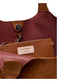 Coccinelle Torebka THE Coccinelle C-Easy E1 THE 11 01 01 Brązowy. Kolor: brązowy. Materiał: skórzane, zamszowe #4