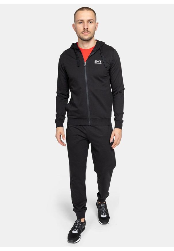 Bluza męska EA7 Emporio Armani (8NPM03 PJ05Z 1200). Okazja: na co dzień. Kolor: czarny. Materiał: bawełna. Sezon: wiosna, lato, zima. Styl: casual, klasyczny, sportowy
