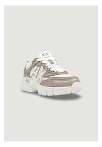 Armani Exchange Sneakersy XW002153 AF22757 MZ285 Beżowy. Kolor: beżowy. Materiał: skóra #3