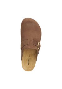 Geox Klapki D Brionia D65LSA 00032 C6003 Brązowy. Kolor: brązowy. Materiał: skóra, nubuk #6