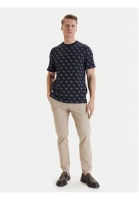 Guess T-Shirt M6GP34 K3200 Granatowy Relaxed Fit. Kolor: niebieski. Materiał: bawełna #4