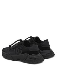 DOLCE & GABBANA - Dolce&Gabbana Sneakersy DA5119 AQ040 Czarny. Kolor: czarny. Materiał: materiał #5