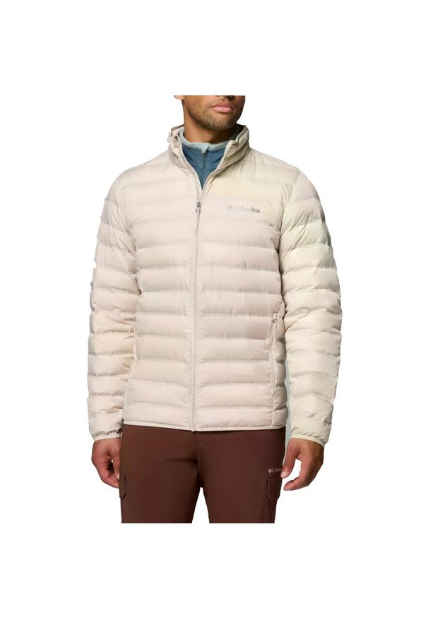 columbia - Kurtka COLUMBIA LAKE 22 II DOWN JACKET Beżowy. Kolor: beżowy. Materiał: syntetyk. Sport: turystyka piesza
