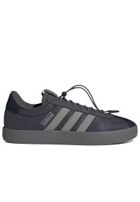 Adidas - Buty męskie adidas VL Court 3.0 IH6581 - szare. Kolor: szary. Materiał: zamsz, skóra, materiał, guma. Szerokość cholewki: normalna. Wzór: aplikacja #1