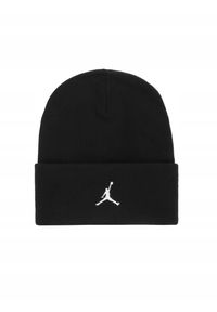 Jordan - Czapka zimowa NIKE JORDAN SATIN BEANIE. Kolor: czarny. Sezon: zima