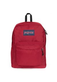 Plecak JanSport SuperBreak One EK0A5BAGN581 - czerwony. Kolor: czerwony. Materiał: poliester. Styl: klasyczny, casual, sportowy