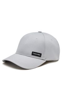 Calvin Klein Czapka z daszkiem Essential Patch Bb Cap K50K510487 Szary. Kolor: szary. Materiał: materiał