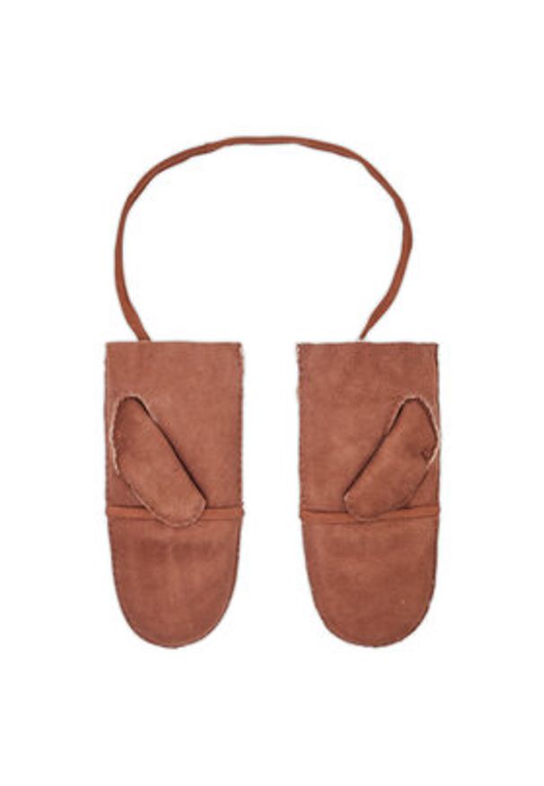 EMU Australia Rękawiczki Damskie Birrarung W7011 Brązowy. Kolor: brązowy. Materiał: skóra