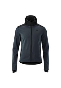 GONSO - Bluza z kapturem Gonso Travo. Typ kołnierza: kaptur. Kolor: szary. Materiał: softshell. Sport: kolarstwo #1