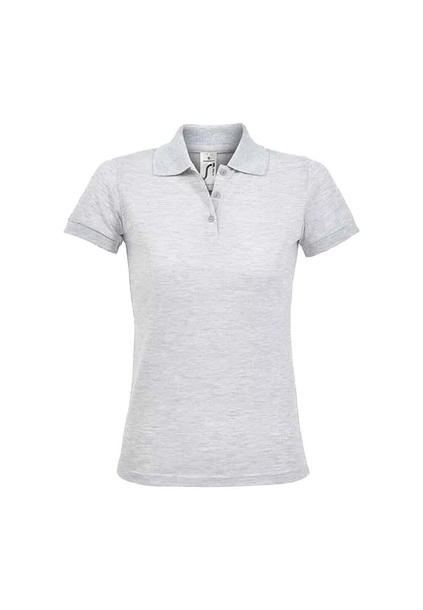SOL'S - Damska Koszulka Polo Prime. Typ kołnierza: polo. Kolor: szary